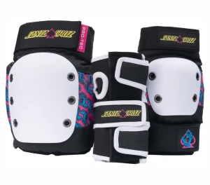 Pro-Tec x Santa Cruz Street zestaw ochraniaczy | Black White