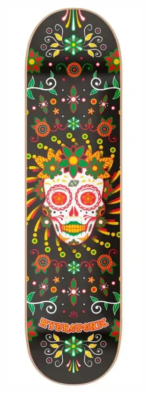 Hydroponic Mexican Skull 2.0 deck do deskorolki | Black Catrina