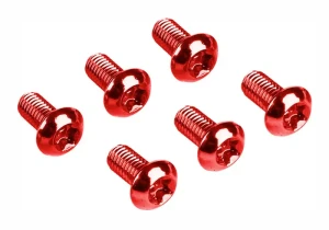 Dartmoor śruby tarczy hamulcowej MTB | Red