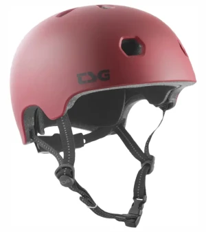 TSG Meta Solid kask skate | Satin Oxblood