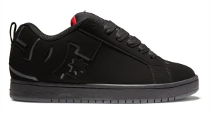 DC Shoes Court Graffik buty skate | Black Grey Logo