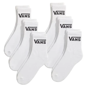 Vans Classic Half Crew skarpetki / 6 par | White