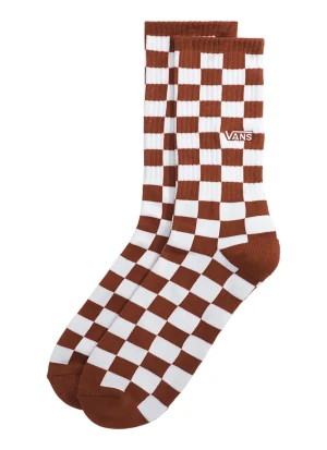 Vans Checkboard Crew skarpetki | Rust Brown