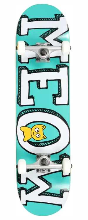 Meow Logo deskorolka | 8" Teal