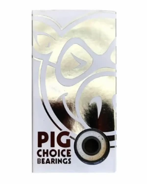 Pig Choice łożyska do deskorolki 8-pak | White