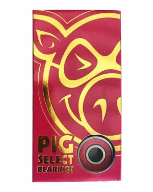 Pig Select łożyska do deskorolki 8-pak | Red