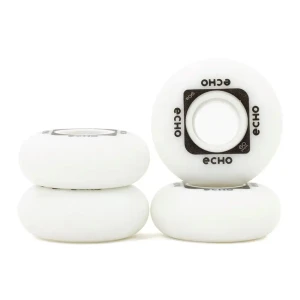 Echo Flow Aggressive kółka do rolek 60mm 4-pak | White