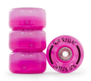 Rio Roller Light-Up kółka do wrotek | Pink Frost