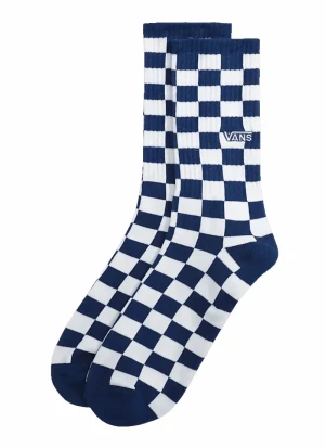 Vans Checkboard Crew skarpetki | Deep Indigo Blue