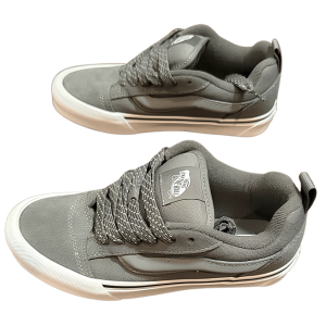 Vans Knu Skool Reflective buty skate | Pewter Grey