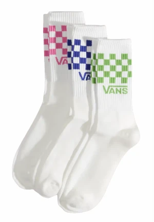 Vans Classic Check Crew skarpetki / 3 pary | Pink Fizz