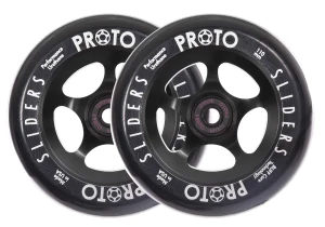 Proto Sliders 110mm kółka do hulajnogi wyczynowej | Black on Black