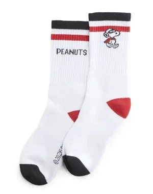 Hydroponic x Peanuts Crew skarpetki | White