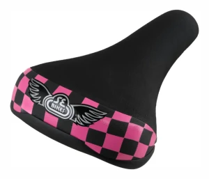SE Bikes Flyer Checkboard siodełko Wheelie | Pink