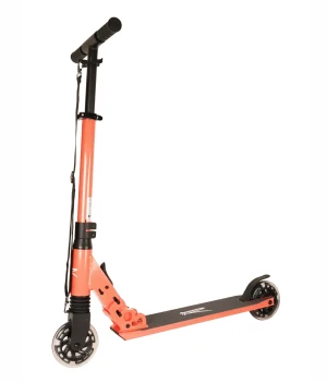 Rideoo 120 City LED składana hulajnoga dla dziecka | Salmon
