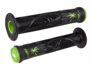 ODI Hucker Signature FL gripy 160mm | Black Green