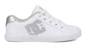 DC Shoes Chelsea buty skate | White Silver