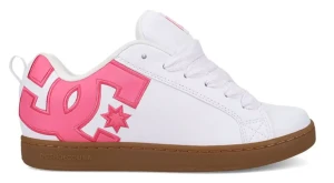 DC Shoes Court Graffik buty skate | White Pink Gum