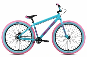 SE Bikes Maniacc Flyer 27.5" rower Wheelie Cruiser | Aqua Bubblegum