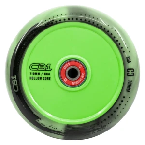 Core CB1 110mm kółko do hulajnogi wyczynowej | Black Green