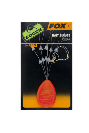 Fox Edges Bait Bungs - Stoperki na włos opakowanie 10 sztuk