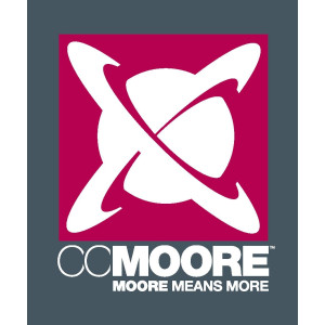 CcMoore Sticker  - Naklejka prostokątna - Naklejka z Logotypem CCMoore rozmiar 320x390mm