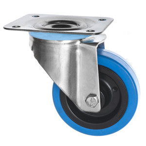125mm Stainless Steel Swivel Castor Top Plate Fitting | Ross Castors