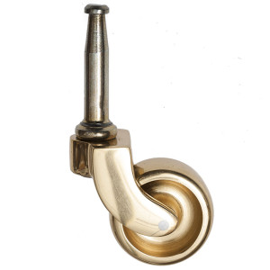 Brass Castors with Peg and Socket Fitting 29mm | Ross Castors