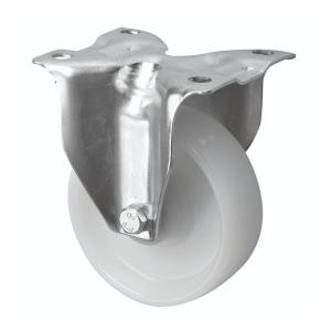 100mm Fixed Nylon Caster Wheel 270kg Load Capacity | Ross Castors  | Zinc Plated Housing