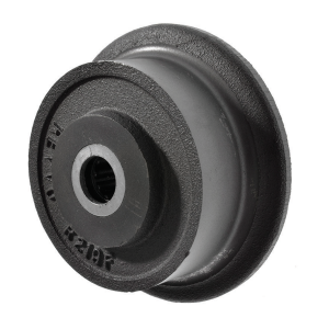100mm Cast Iron Single Flanged Rail Wheels | Ross Castors