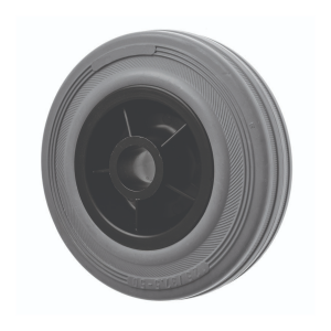 100mm Medium/Heavy Duty Non Marking Grey Rubber Wheel | Ross Castors