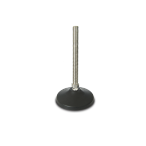 M16 x 100 Plastic Articulated Adjustable Feet 80mm Diameter | Ross Castors