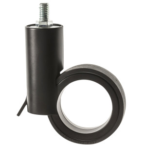65mm Black Modern Furniture Castor with Brake M10 Thread | Ross Castors