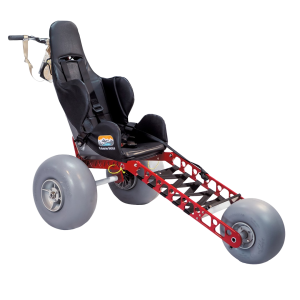 Extreme Motus X3 All-Terrain Wheelchair in Red - Large (17.5" wide seat) | Ross Castors