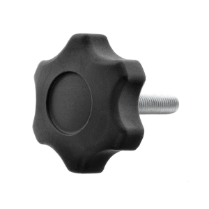 x4 Pack Light duty threaded Handwheel 50mm M8 x 35mm Male  | Ross Castors