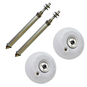 WheelEEZ™ Quick Release Axle Kit with 490mm Wheels – 12.7mm Hub Bore (Pair) | Ross Castors