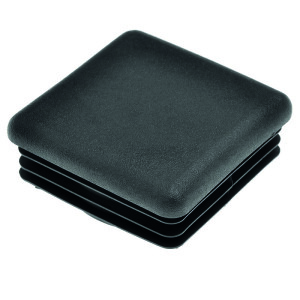 100 x 100mm Square Black Tube Insert | Alternative colours are available | Ross Castors