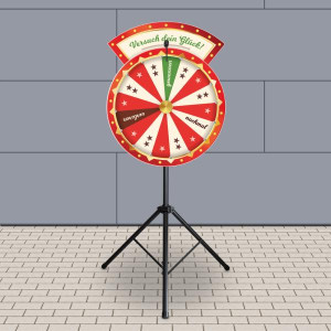 Glücksrad Deluxe Rounded 80 cm - Nostalgie