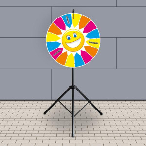 Glücksrad Premium 80 cm - Sunny