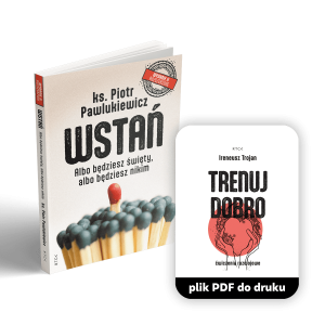 Książka + ćwiczenia (plik do
wydruku) Wstań. Wydanie II rozszerzone  - ks. Piotr Pawlukiewicz - Odnajdź zrozumienie i uwolnienie od ciężarów i wstań