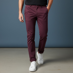 Ruckfield Pantalon chino essentiel bordeaux