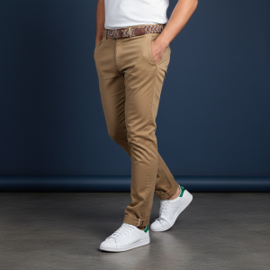 Ruckfield Pantalon chino essentiel beige foncé