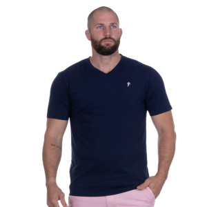 Ruckfield T-shirt Basique col V bleu marine