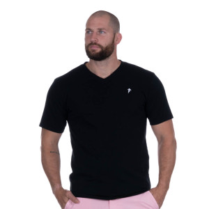 Ruckfield T-shirt Basique col V noir