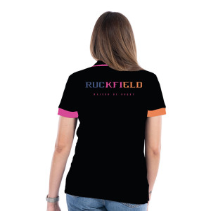 Polo Ruckfield Femme Maison de Rugby noir