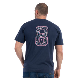 T-shirt Ruckfield à manches courtes rugby club marine