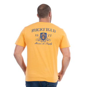 T-shirt Ruckfield à manches courtes Maison de Rugby orange