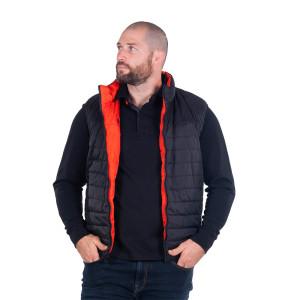 Ruckfield Doudoune sans manches réversible orange/noire