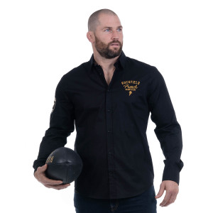 Chemise à manches longues Ruckfield French Rugby Club noir
