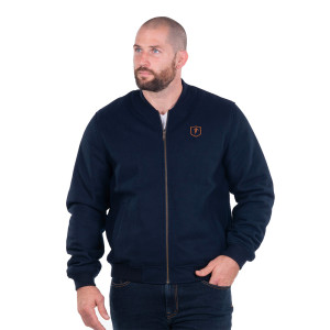 Blouson drap de laine Ruckfield Elégance bleu marine